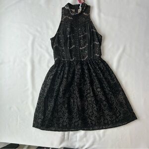 Elegant Black Lace Dress